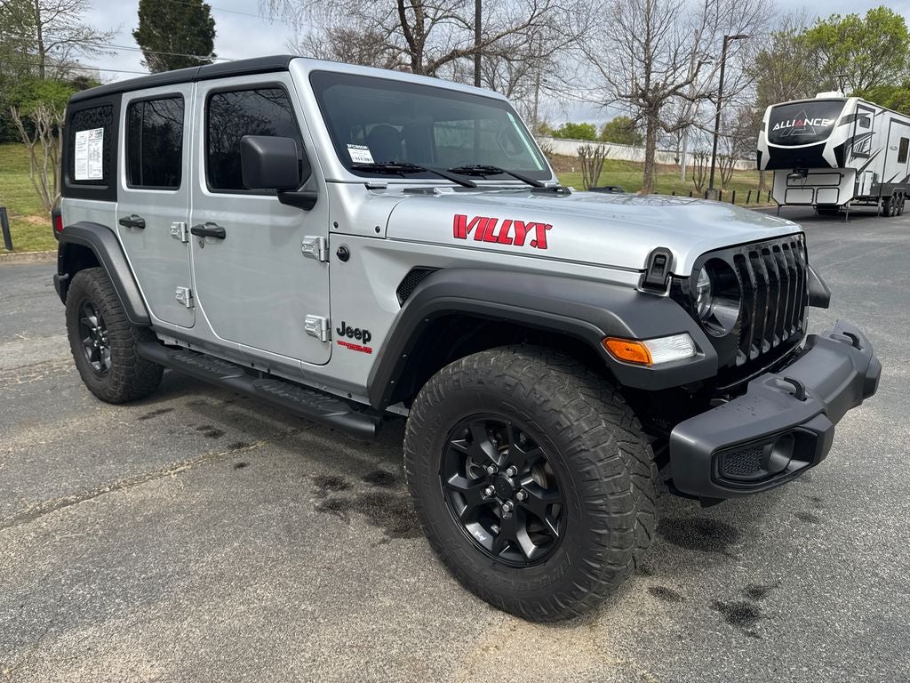 2022 Jeep Wrangler Unlimited Willys