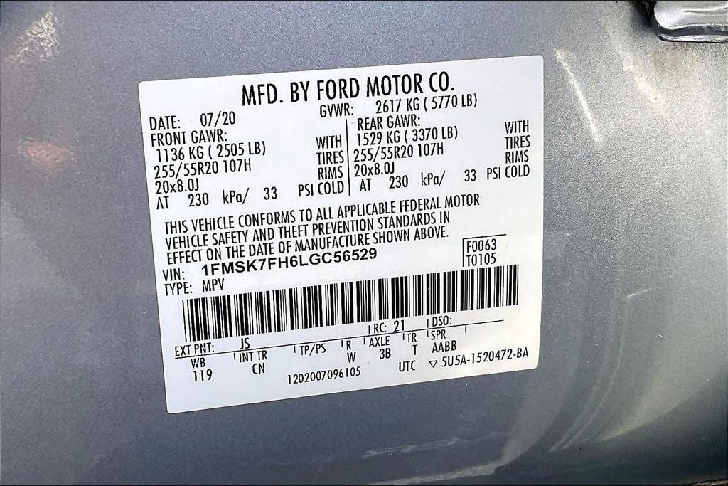 2020 Ford Explorer Limited