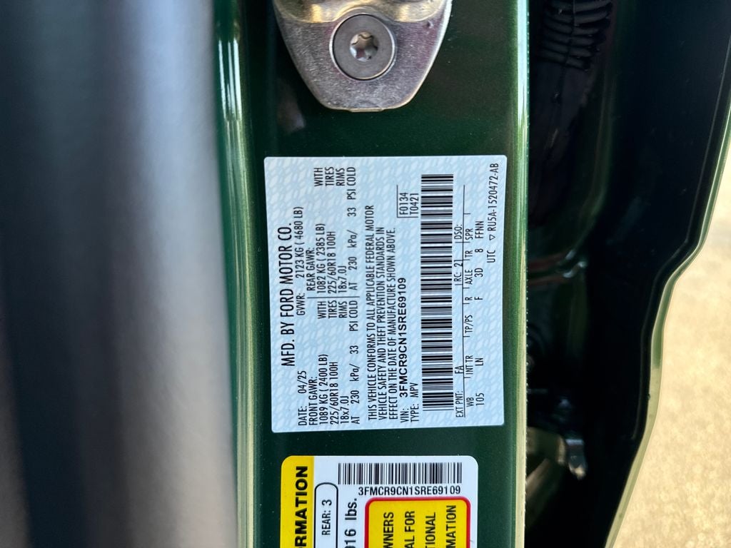 2025 Ford Bronco Sport Outer Banks