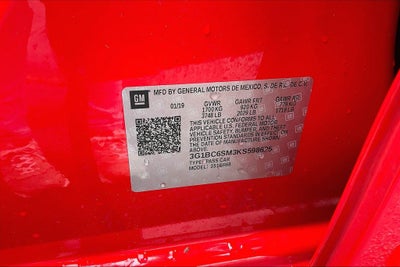 2019 Chevrolet Cruze LS