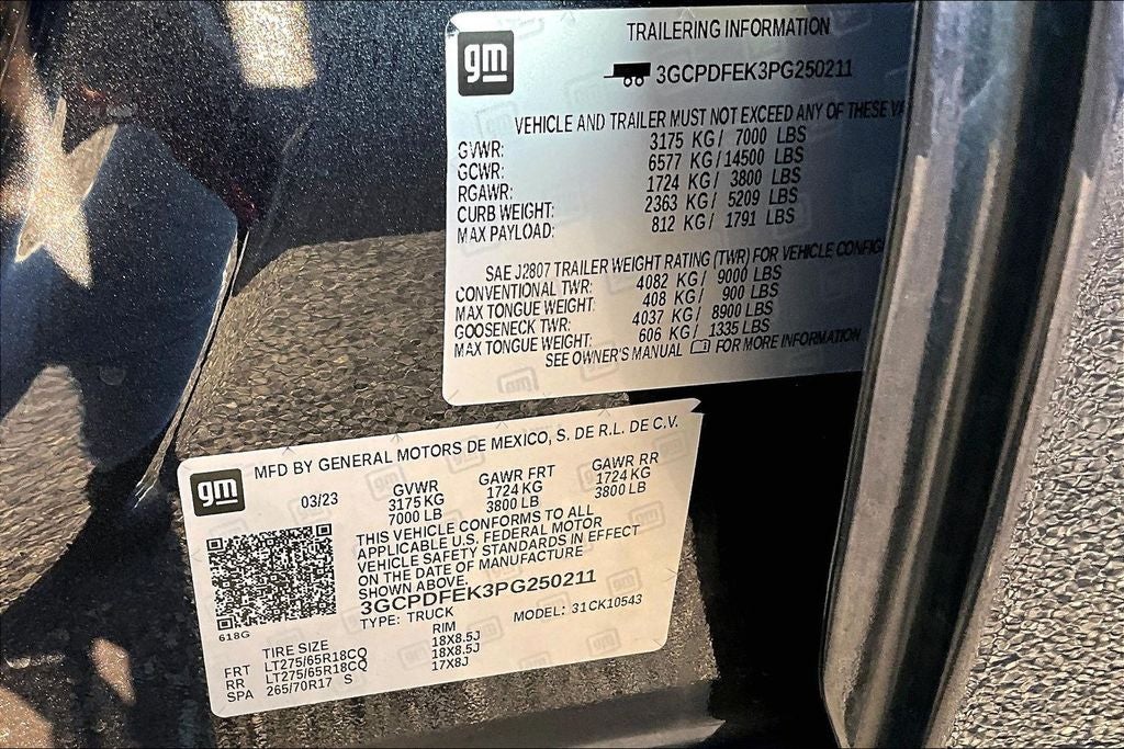 2023 Chevrolet Silverado 1500 LT Trail Boss