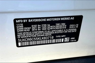 2019 BMW X5 xDrive40i