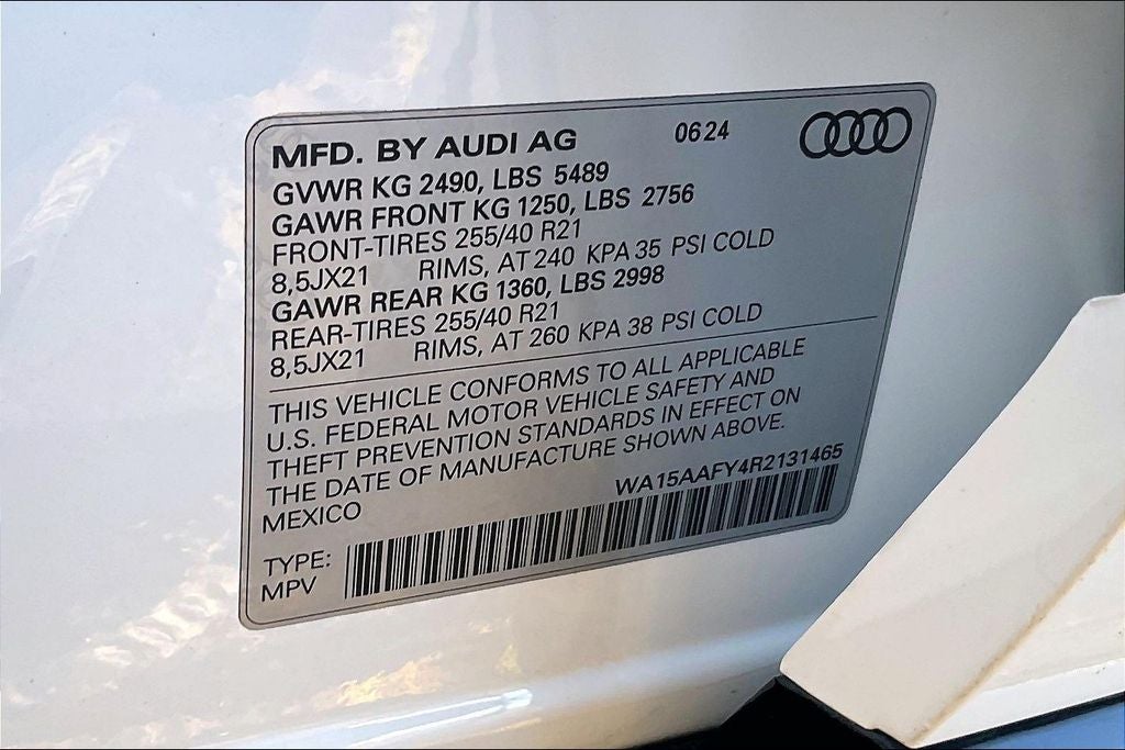 2024 Audi Q5 Sportback 45 S line Premium quattro