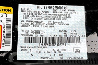 2024 Ford Mustang Dark Horse