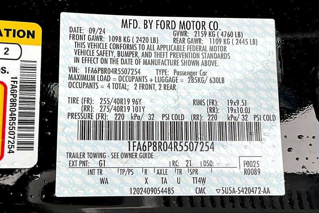 2024 Ford Mustang Dark Horse