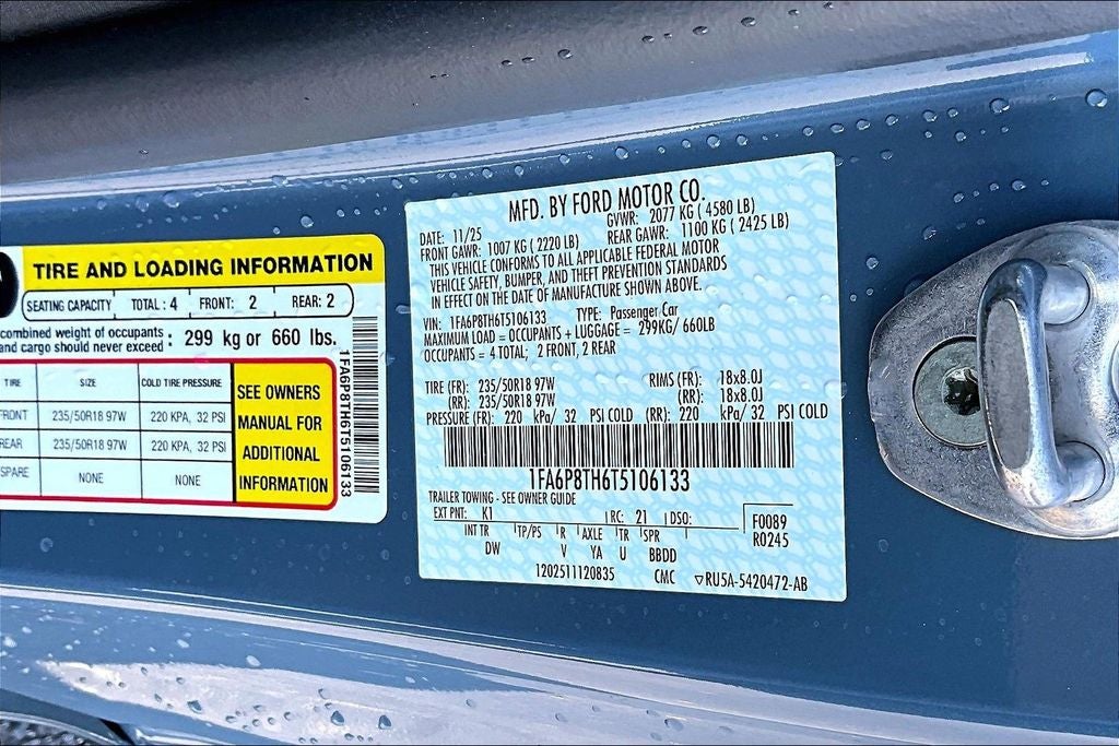 2026 Ford Mustang EcoBoost® Fastback