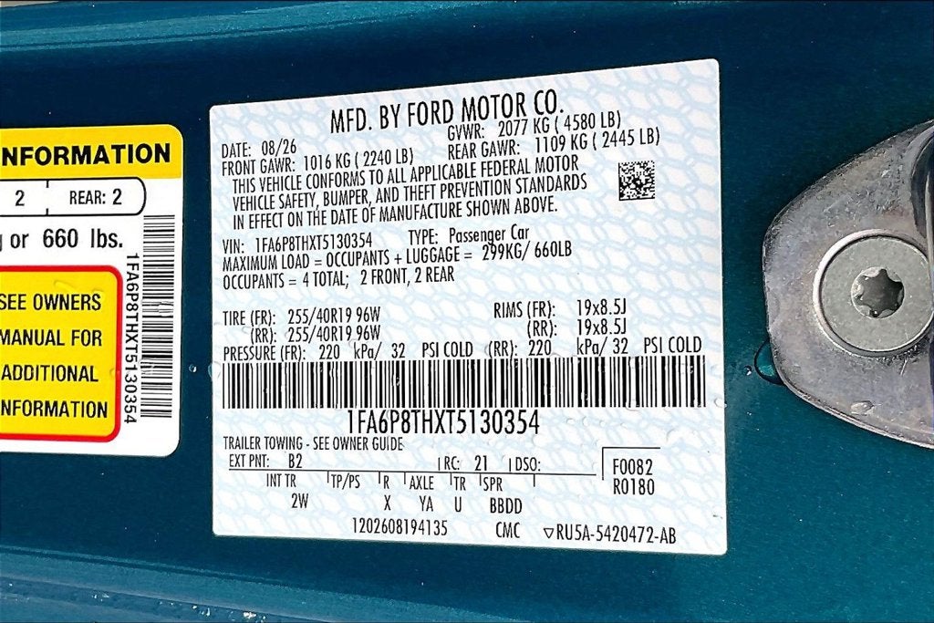 2026 Ford Mustang EcoBoost