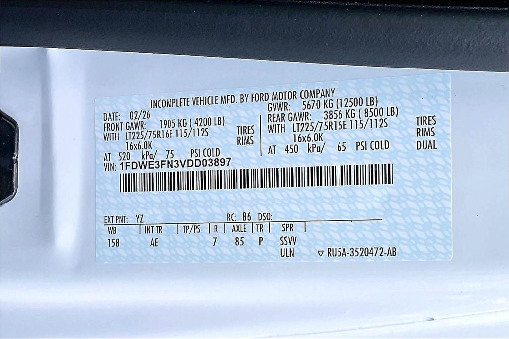 2027 Ford E-350SD Base Cutaway