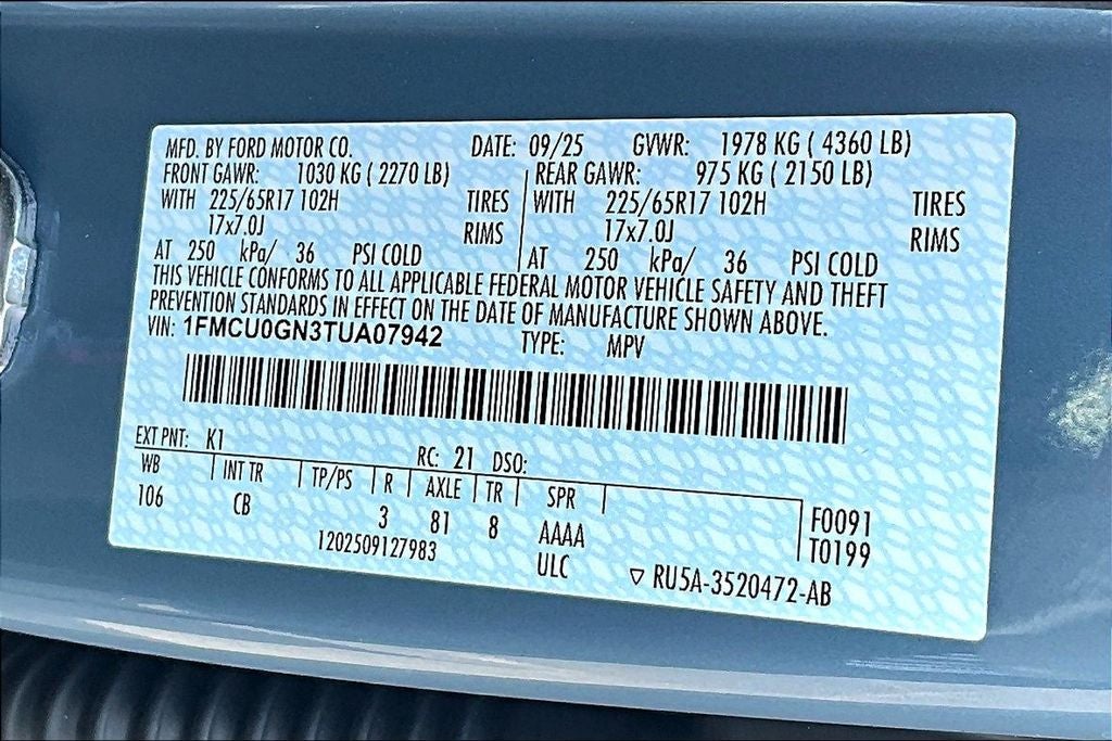 2026 Ford Escape Active