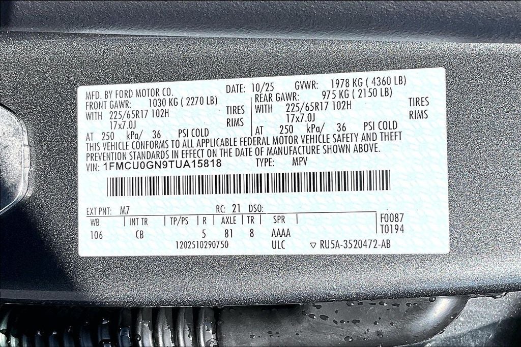 2026 Ford Escape Active