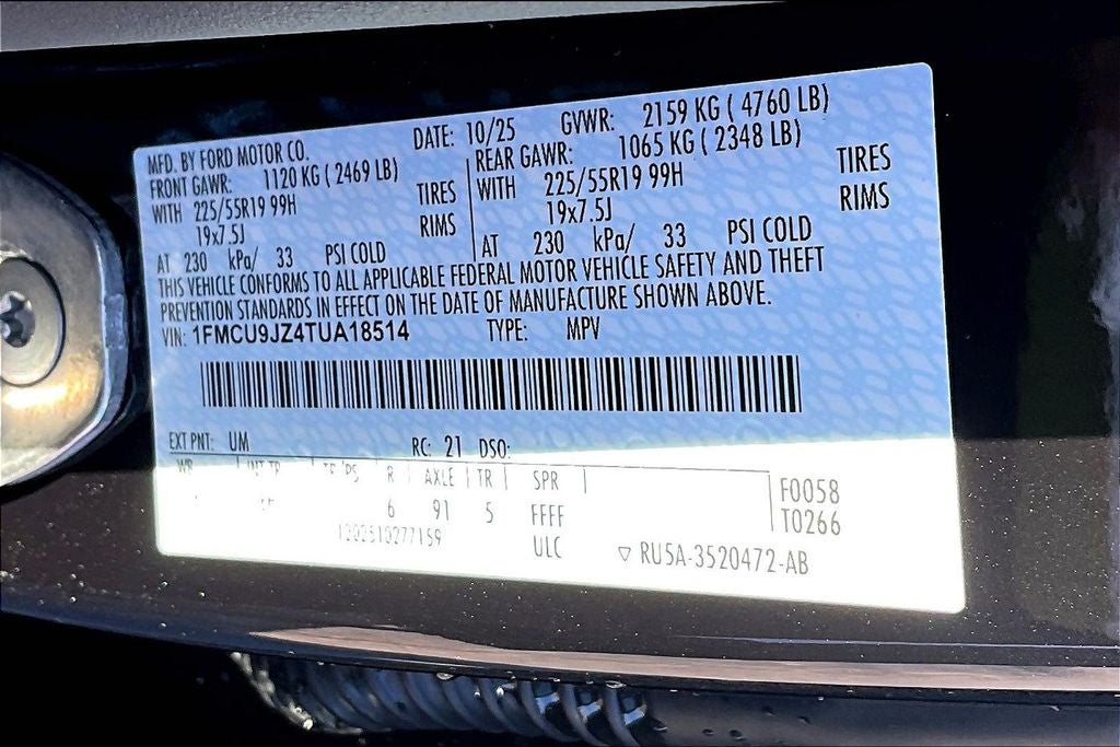 2026 Ford Escape Hybrid Platinum