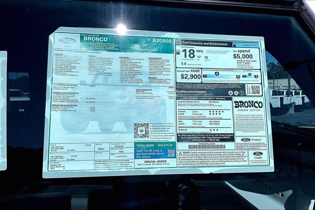 2025 Ford Bronco Stroppe Edition