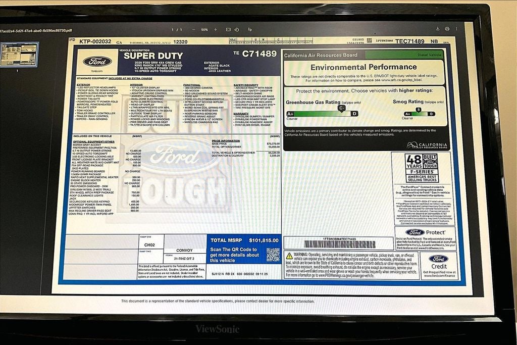 2026 Ford F-350SD King Ranch