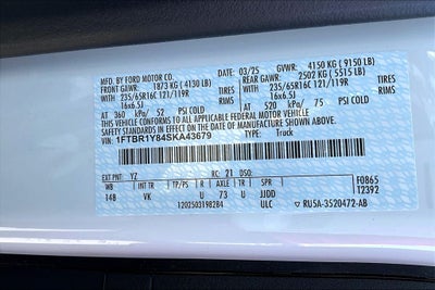 2025 Ford Transit-250 Base