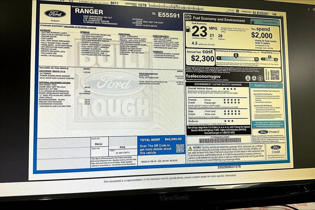 2025 Ford Ranger XLT