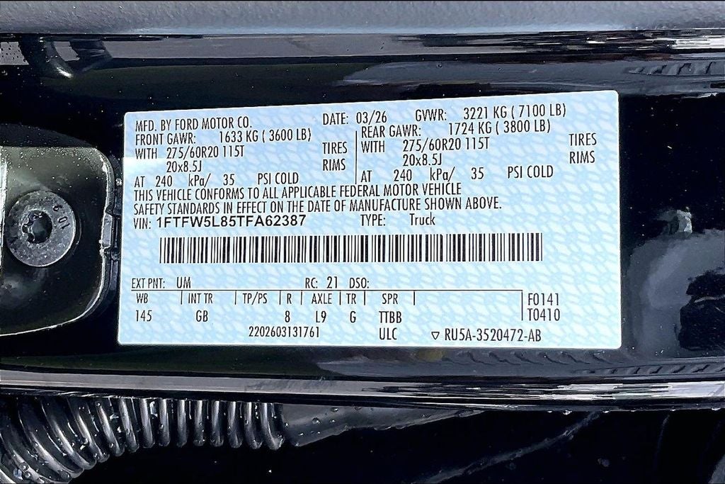 2026 Ford F-150 Lariat