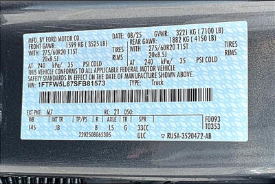 2025 Ford F-150 Lariat