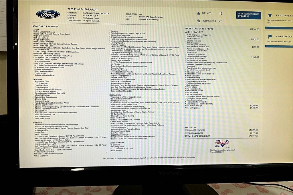 2025 Ford F-150 Lariat