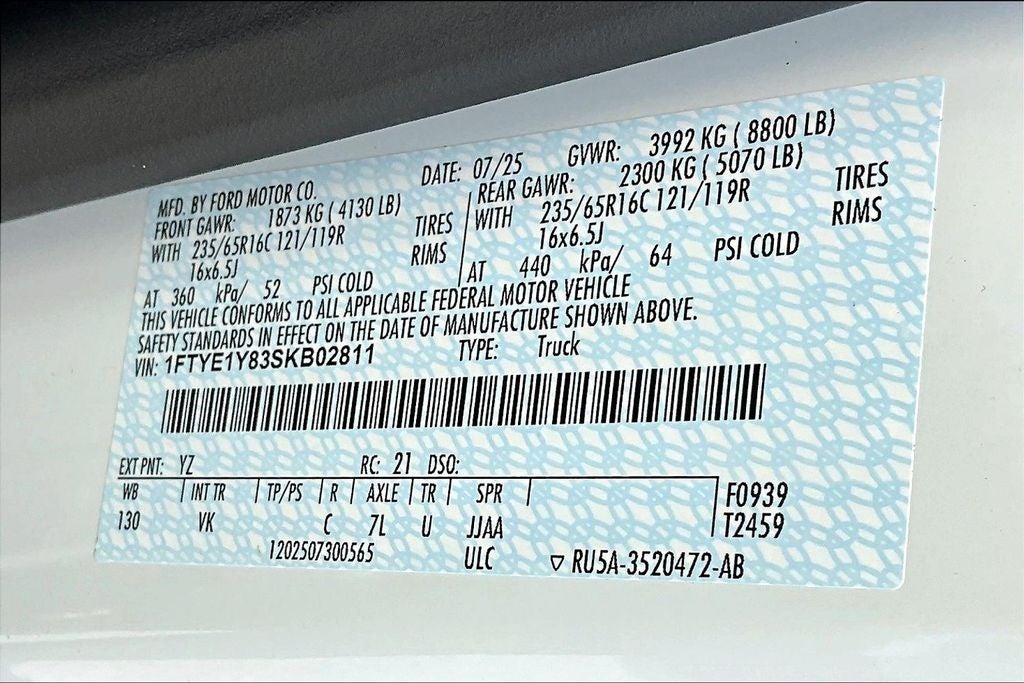 2025 Ford Transit-150 Base