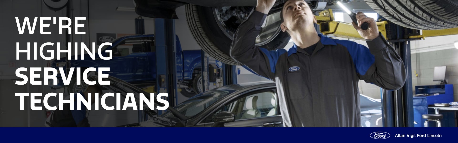 WE'RE HIGHING SERVICE TECHNICIANS