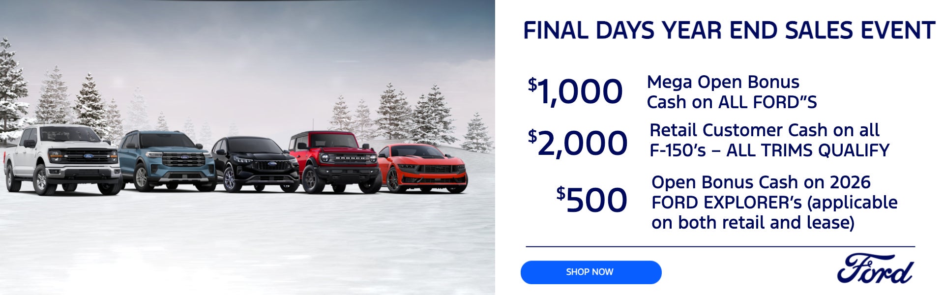 FINAL DAYS YEAR END SALES EVENT